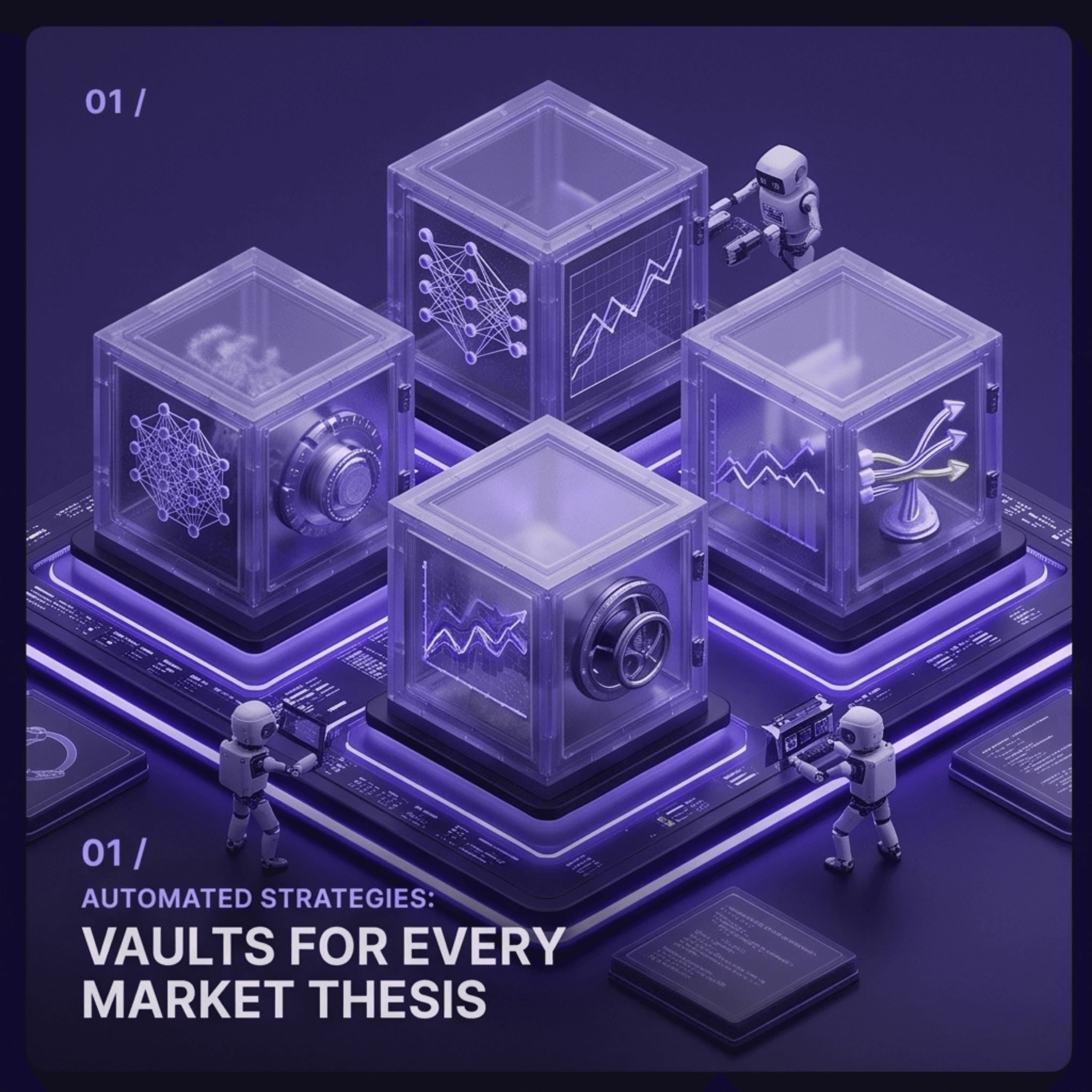 Automated strategy vaults illustration